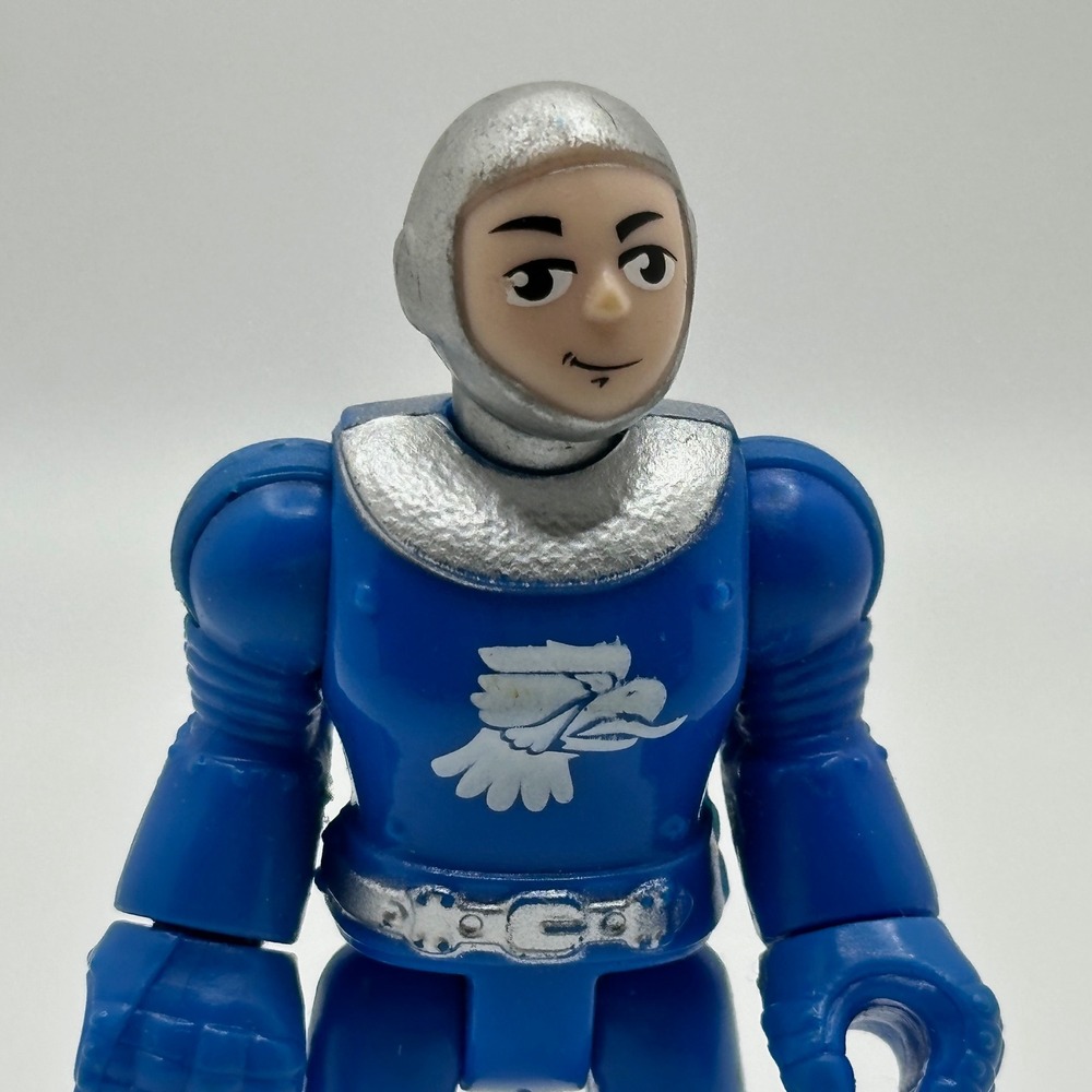 Fisher Price Imaginext Eagle Knight Action Figure Blue Silver Medieval Toy